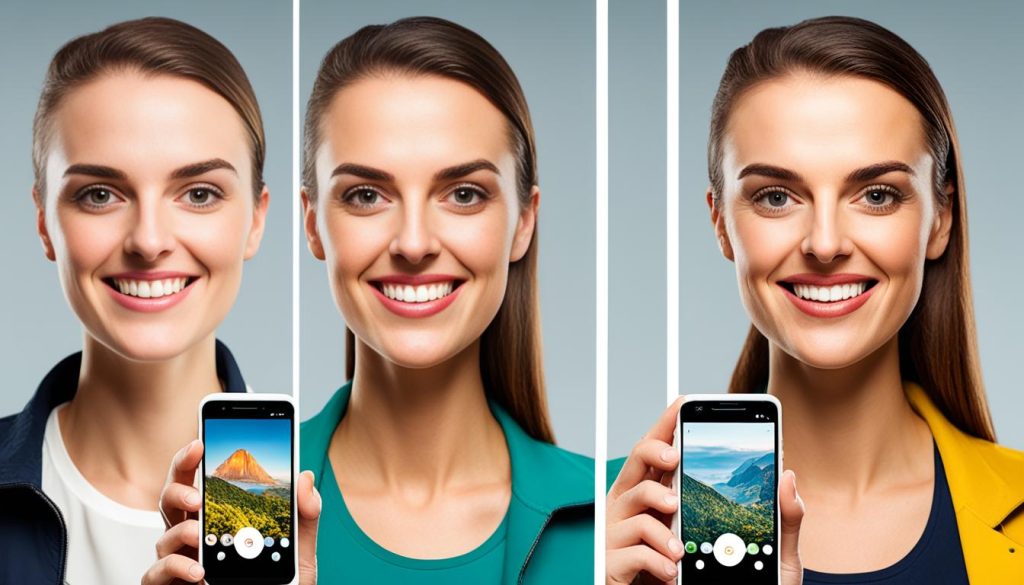 Comparação de câmeras de smartphones intermediários